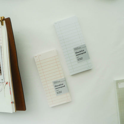 AK: Checklist Memo Pad