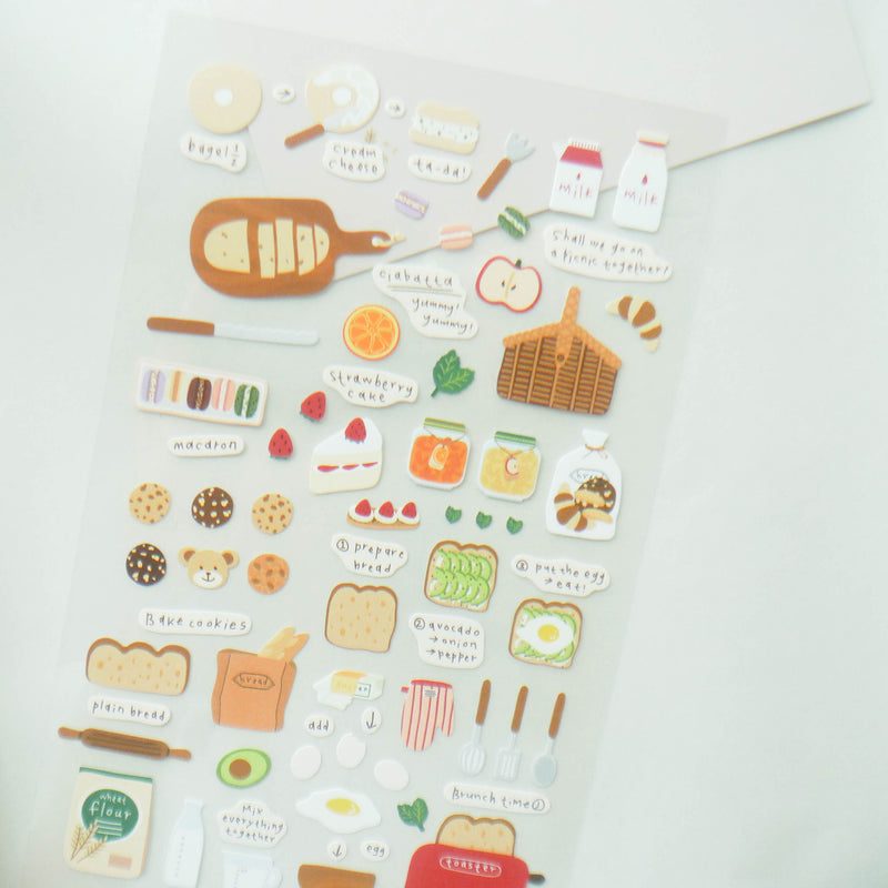 Suatelier Stickers: I Like Bread