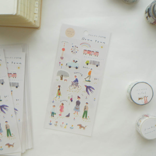 Miki Tamura: Washi Tape Sticker [Downtown]