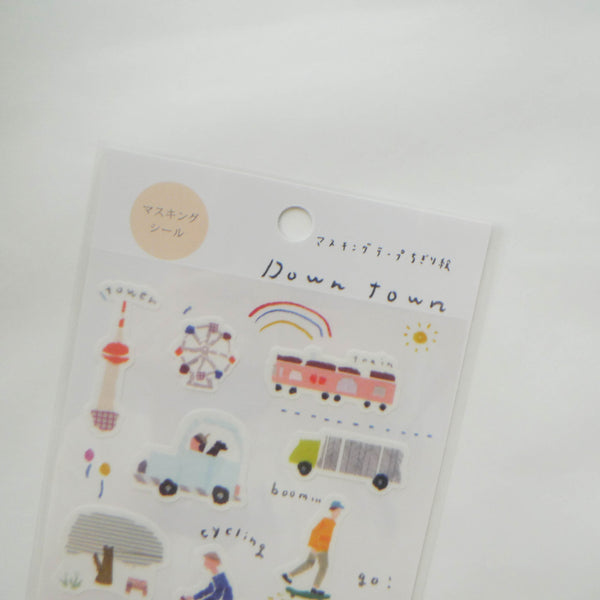 Miki Tamura: Washi Tape Sticker [Downtown]