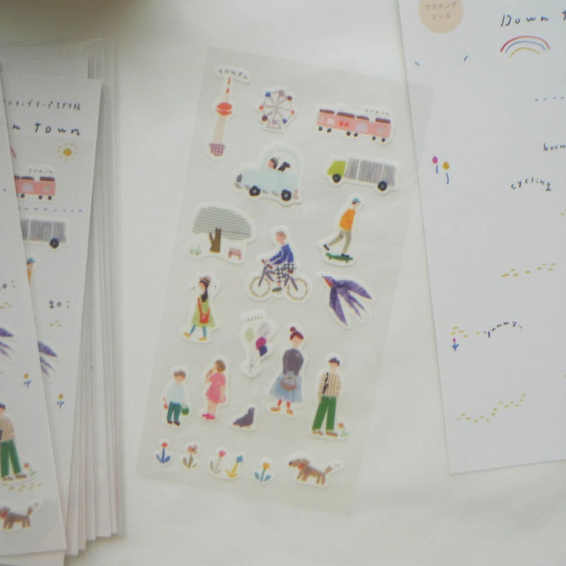 Miki Tamura: Washi Tape Sticker [Downtown]