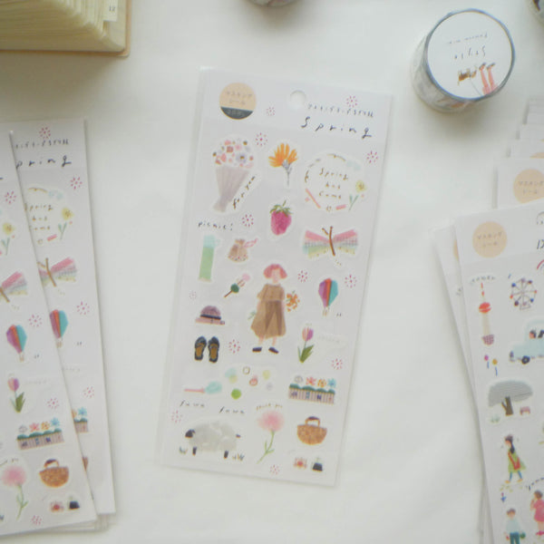 Miki Tamura: Washi Tape Sticker [Spring]