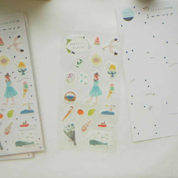 Miki Tamura: Washi Tape Sticker [Summer]