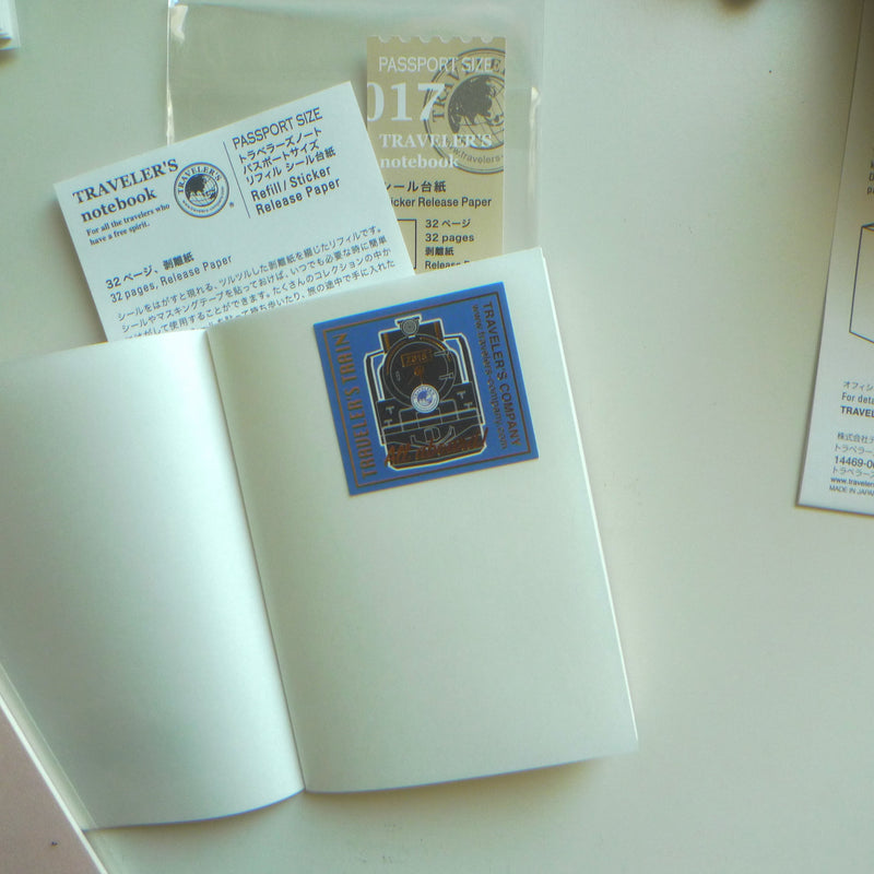 017 Refill Sticker Release Paper (Passport Size)