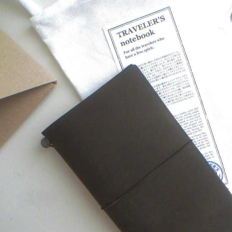 TRAVELER'S notebook (Regular Size) Starter Kit in OLIVE
