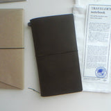 TRAVELER'S notebook (Regular Size) Starter Kit in OLIVE