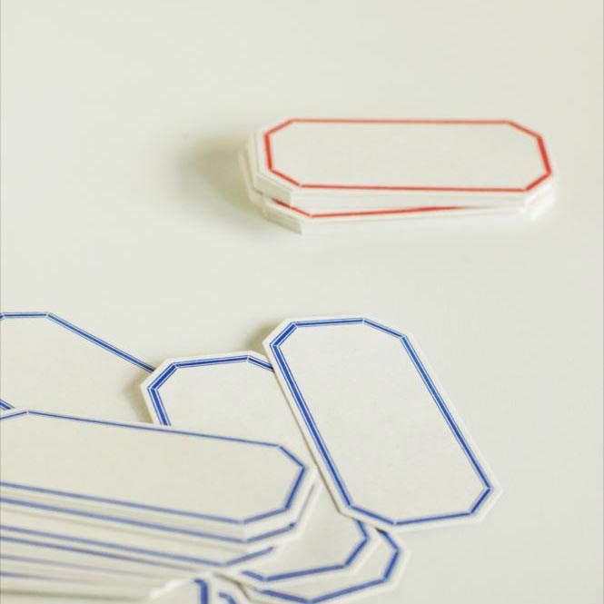 Classiky: Letterpress Memo Card (Octagon)