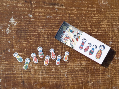 Yonagadou x Classiky: Matchbox Stickers