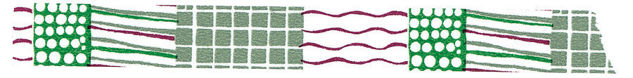 Mihoko Seki x Classiky Washi Tape: Textile 15mm