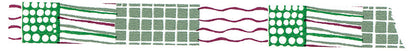 Mihoko Seki x Classiky Washi Tape: Textile 15mm