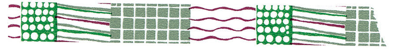 Mihoko Seki x Classiky Washi Tape: Textile 15mm