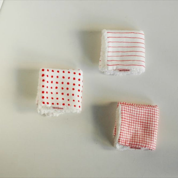 Mitsou x Classiky: Pile Gauze Handkerchief (Mini Size)