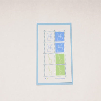 Noraya x Classiky: Water-activated Stamp Stickers