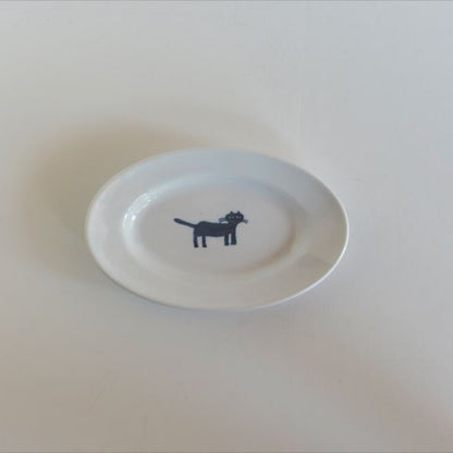 Toranekobonbon x Classiky: Oval Plate (S)
