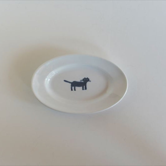 Toranekobonbon x Classiky: Oval Plate (S)