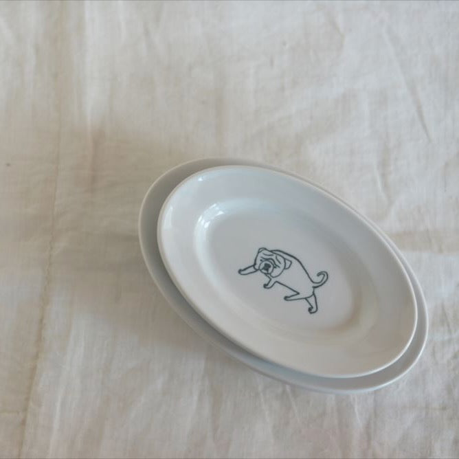 Toranekobonbon x Classiky: Oval Plate (S)