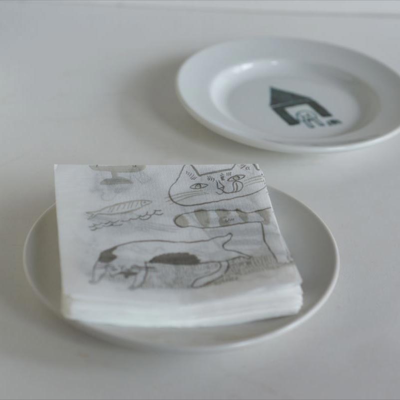 Toranekobonbon x Classiky: Cat Paper Napkins