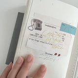 PC x Phavourite: 9pt.(2) Tiny Text Rubber Stamps [18 options]