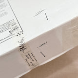 PC x Phavourite: 9pt.(2) Tiny Text Rubber Stamps [18 options]