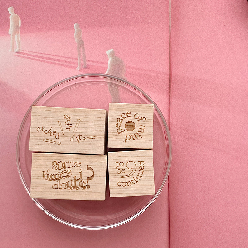 Phavourite: Thoughts in Silence Rubber Stamp [4 options]