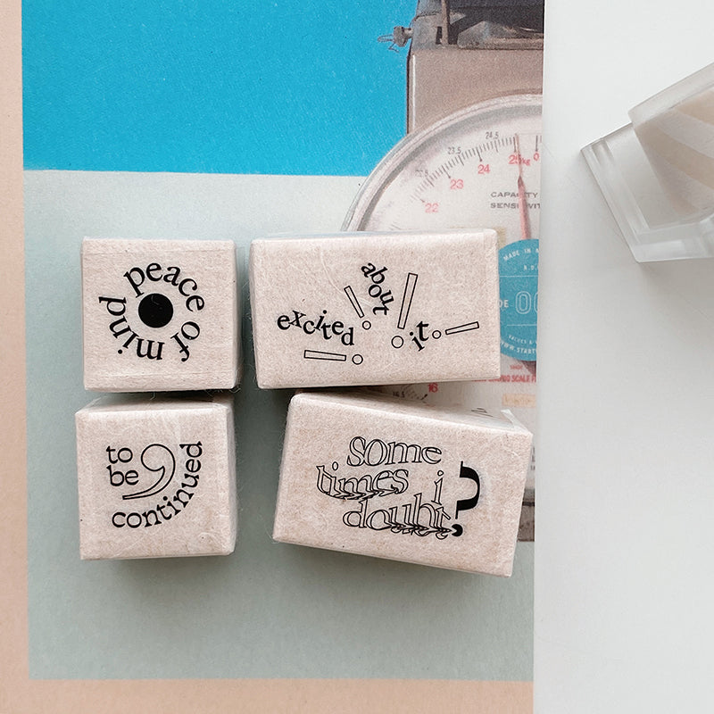 Phavourite: Thoughts in Silence Rubber Stamp [4 options]