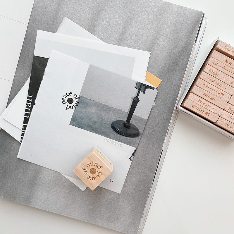 Phavourite: Thoughts in Silence Rubber Stamp [4 options]