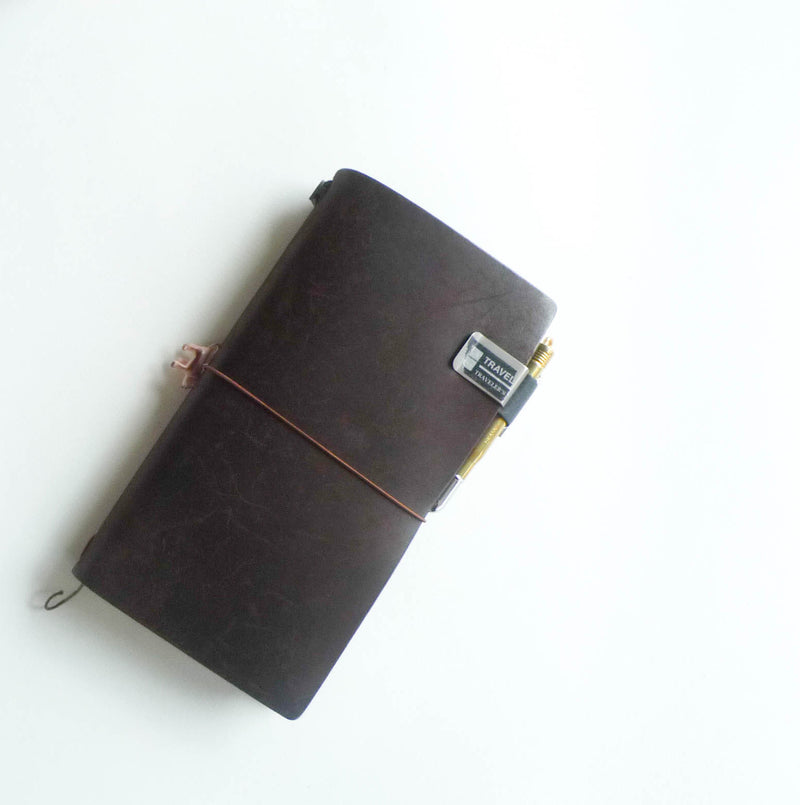 TRAVELER'S Notebook (Regular Size) Starter Kit in BROWN