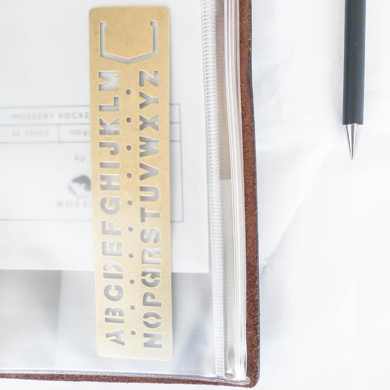 Brass Template Bookmark