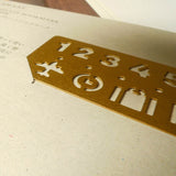 Brass Template Bookmark