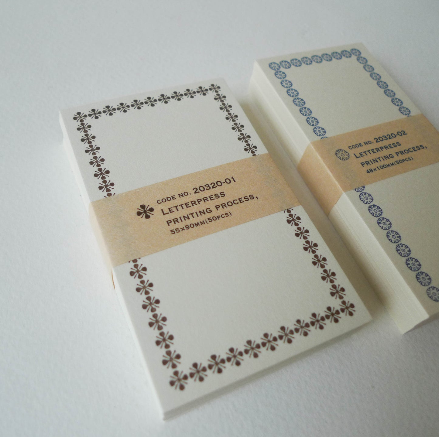 Classiky: Letterpress Memo Card