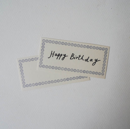 Classiky: Letterpress Memo Card