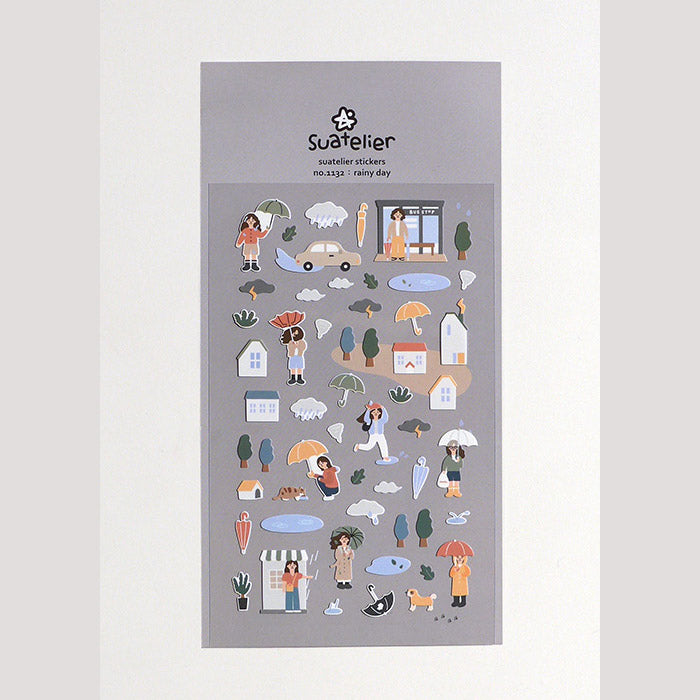 Suatelier Stickers: Rainy Day