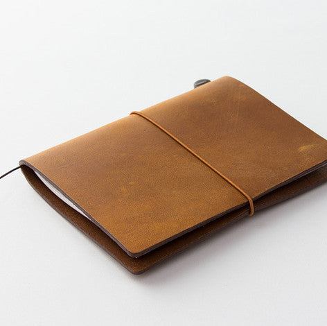 TRAVELER'S Notebook (Passport Size) Starter Kit in CAMEL