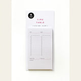 Suatelier: Sticky Memo (Timetable)