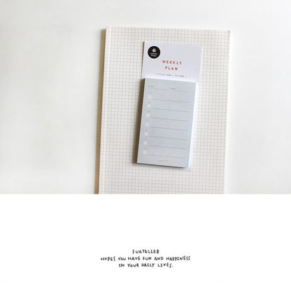 Suatelier: Sticky Memo (Weekly Plan)