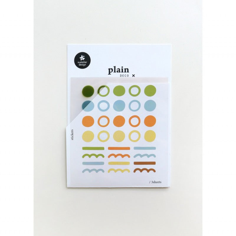 Suatelier: Plain Deco Series Stickers